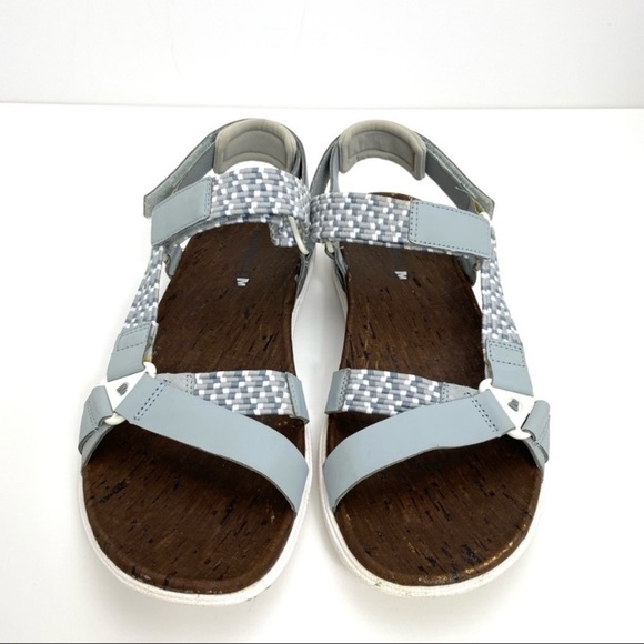 Merrell Around Town Sunvue Strap White Woven Sandals MER-J94424-1546 - Picture 2 of 10